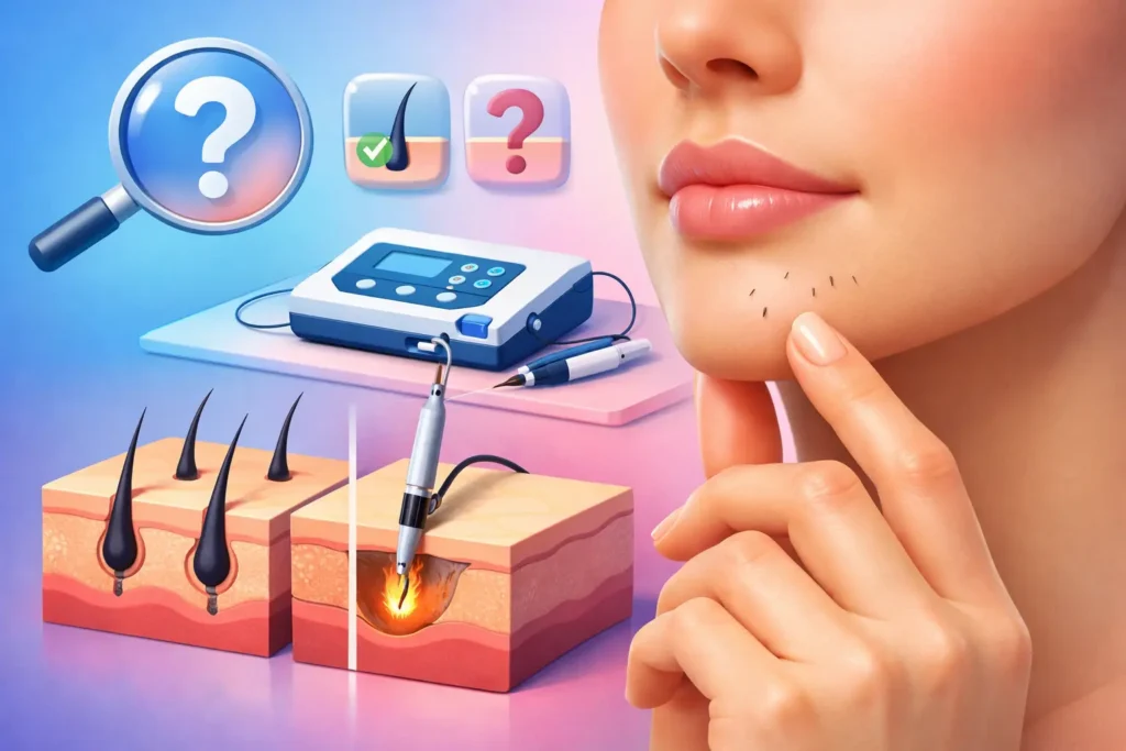Is Electrolysis for Chin Hair Right for You?