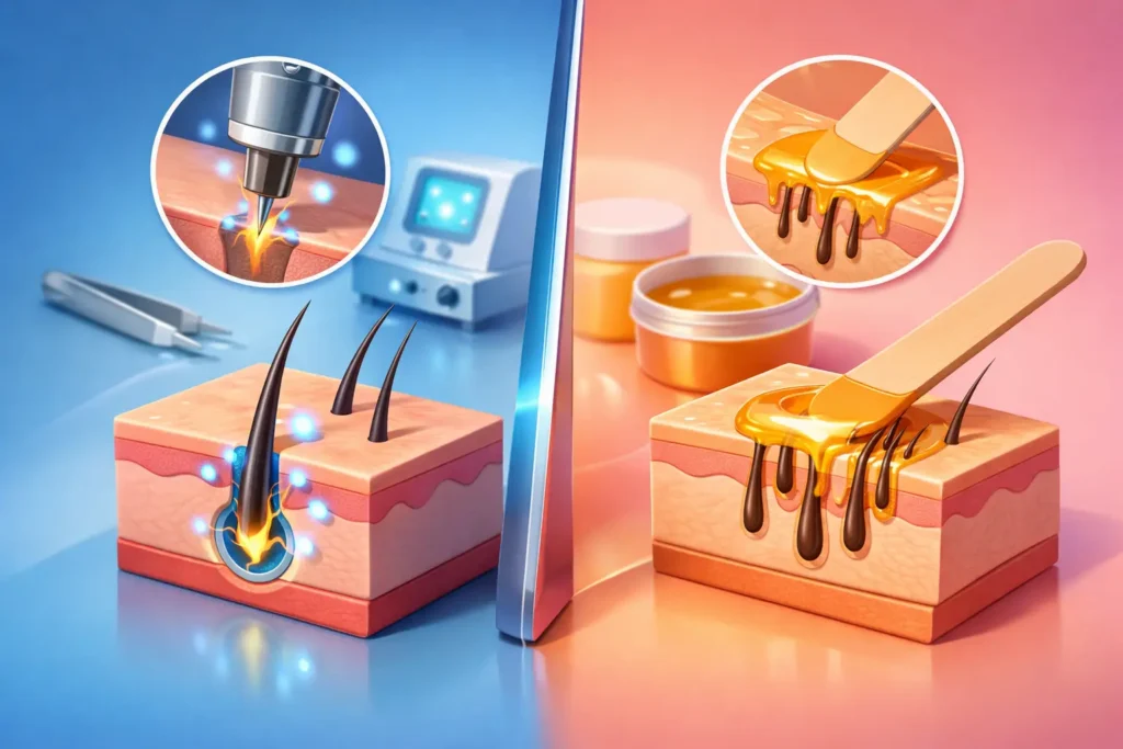 Electrolysis Waxing Results: Which Lasts Longer?